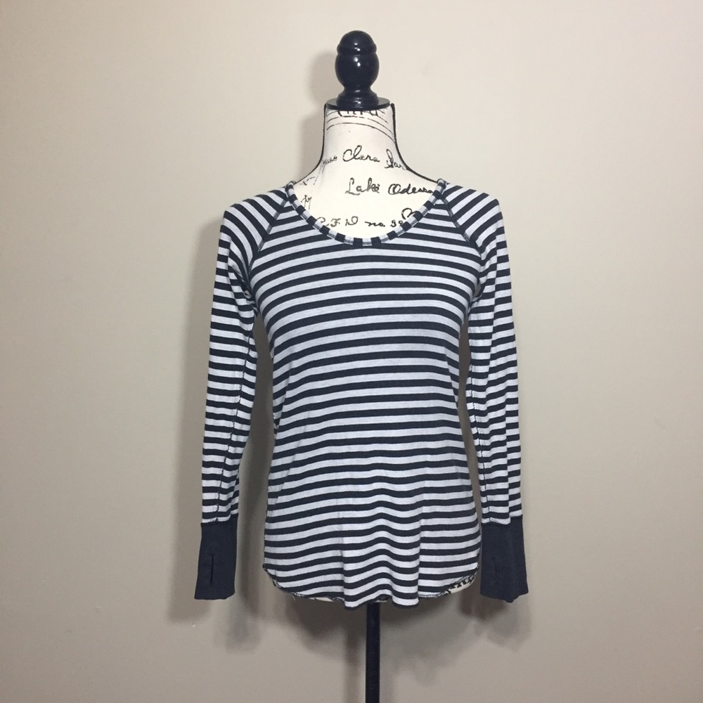 Lululemon • Open Your Heart • Long Sleeve • Stripe